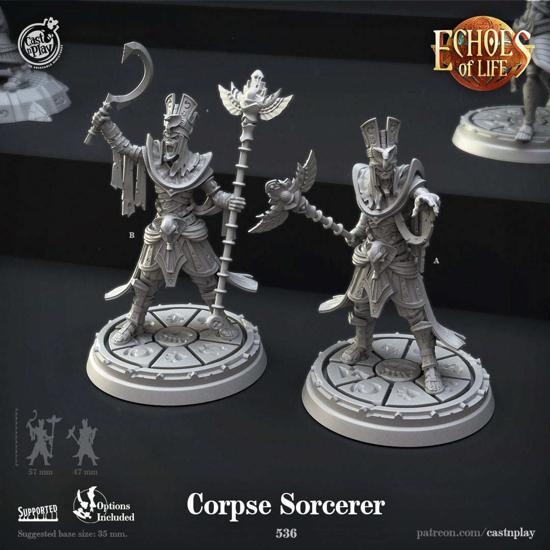Corpse Sorcerer - Echoes of Life | Cast N Play | Resin