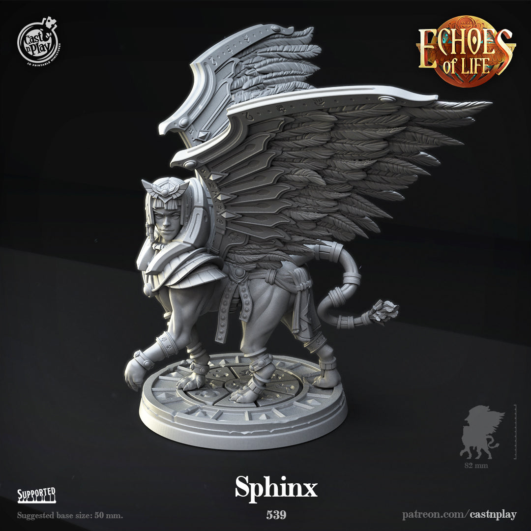 Sphinx - Echoes of Life | Cast N Play | Resin