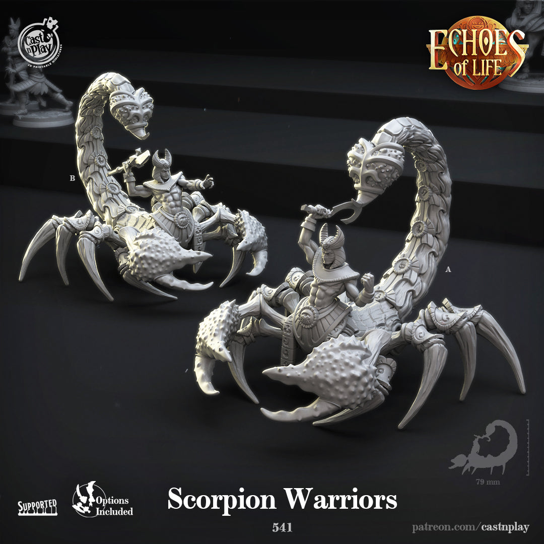 Scorpion Warriors - Echoes of Life | Cast N Play | Resin