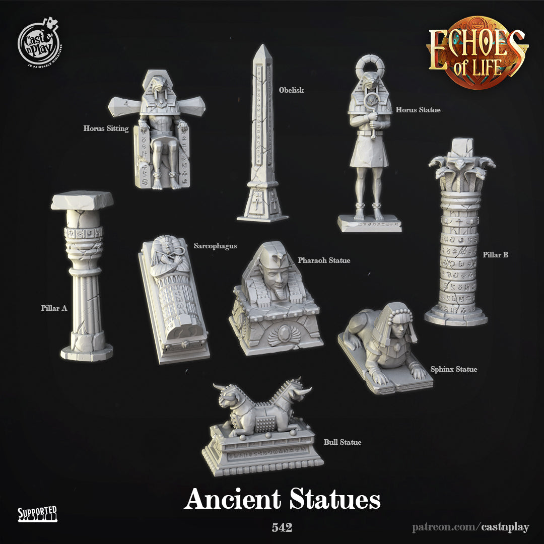 Ancient Statues - Echoes of Life | Cast N Play | Resin