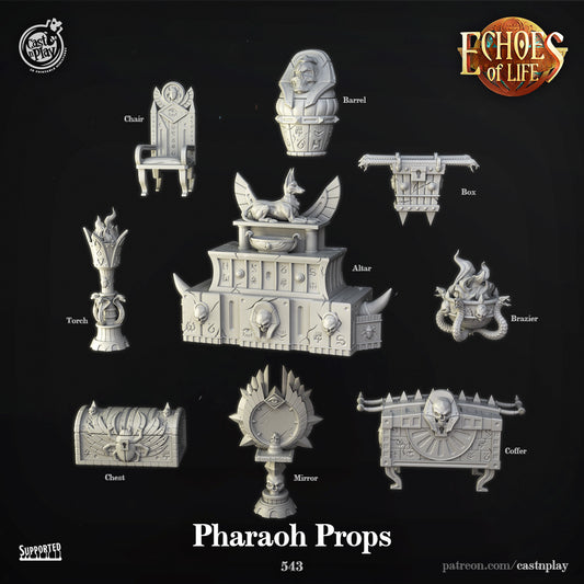 Pharaoh Props - Echoes of Life | Cast N Play | Resin