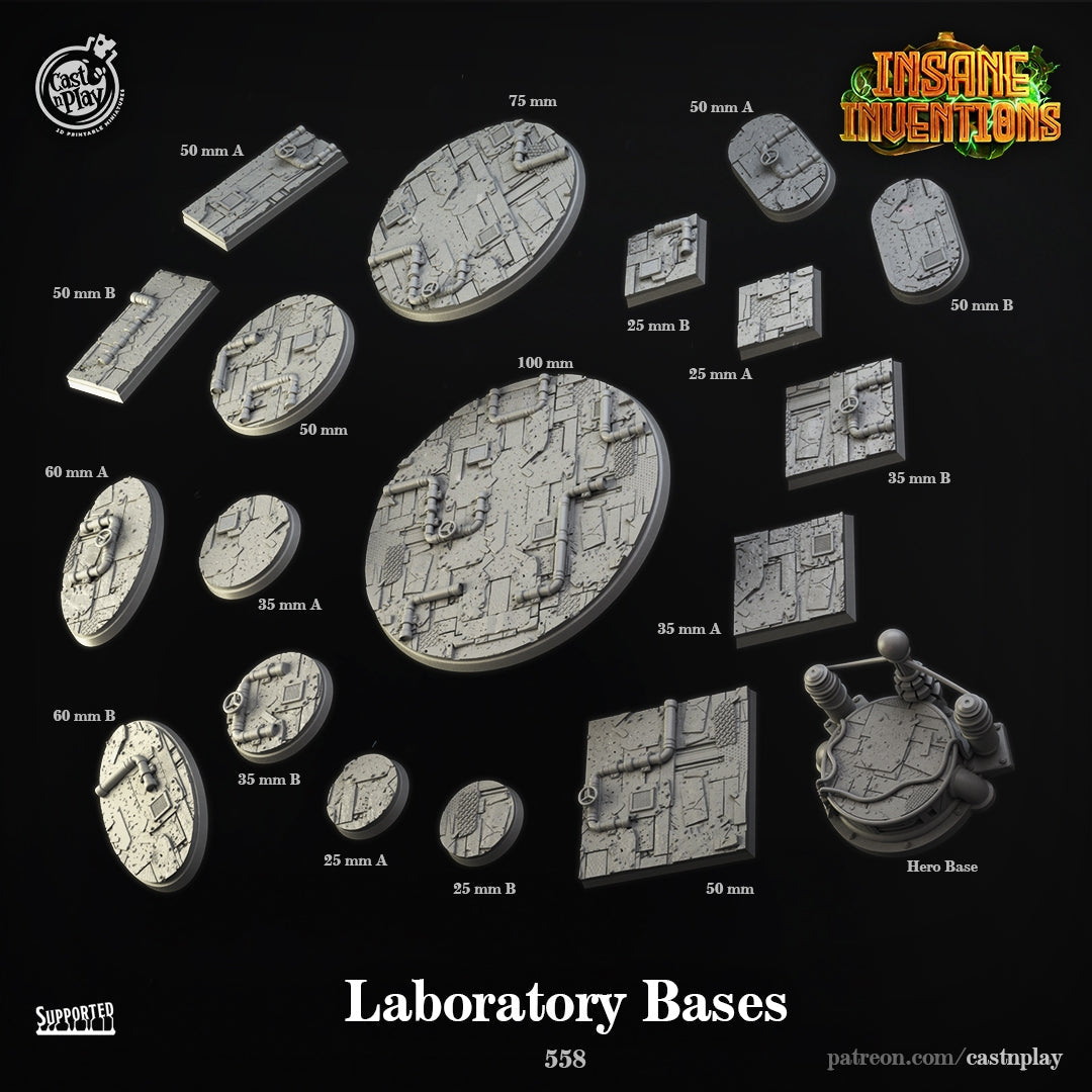 Bases - Insane Inventions | Cast N Play | Resin