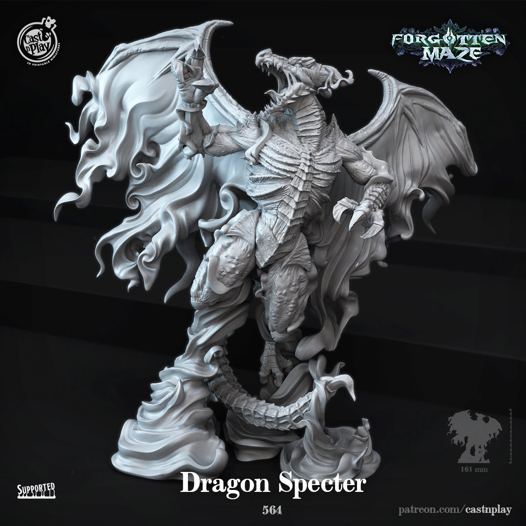 Dragon Specter - Forgotten Maze | Cast N Play | Resin