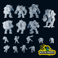 Black Orcs Team - Full Team (16 models) | Brutefun Miniatures | Resin