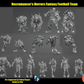 Necromancer's Horrors Team - Full Team without Star Players | Brutefun Miniatures | Resin