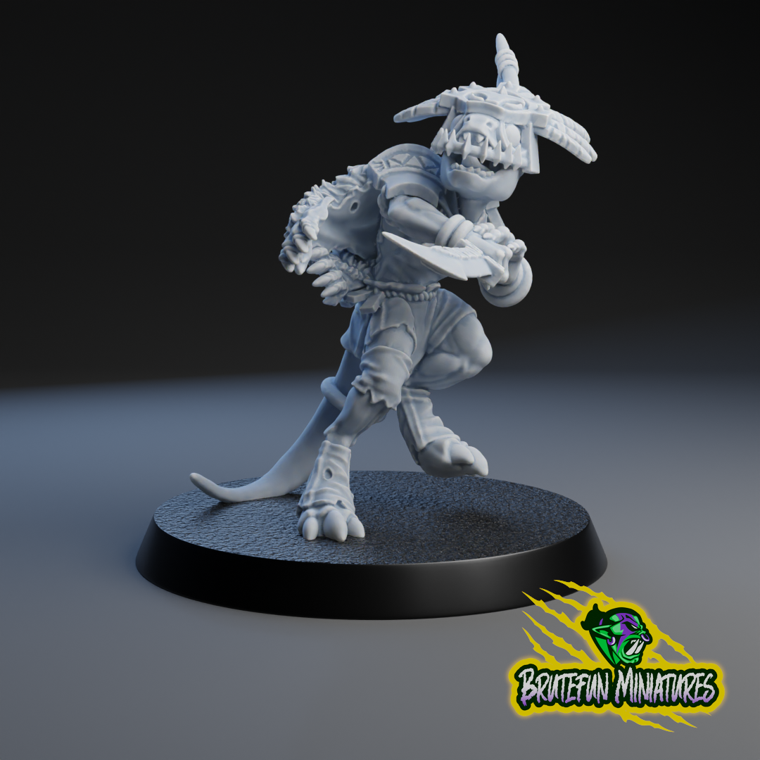 Skink Star Player 1 | Brutefun Miniatures | Resin