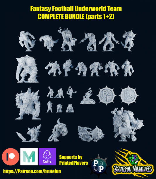 Underworld Team Full Team (27 models) | Brutefun Miniatures | Resin